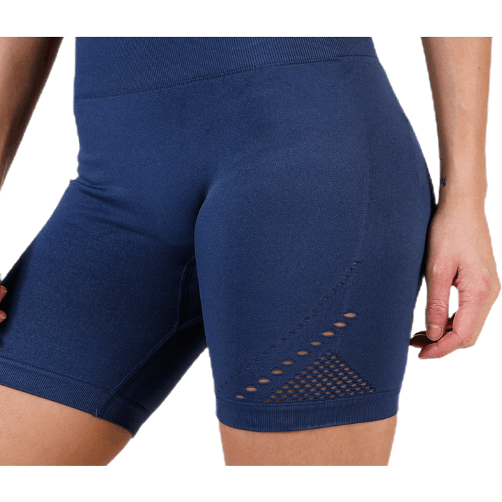 Short sans coutures Abstrict bleu