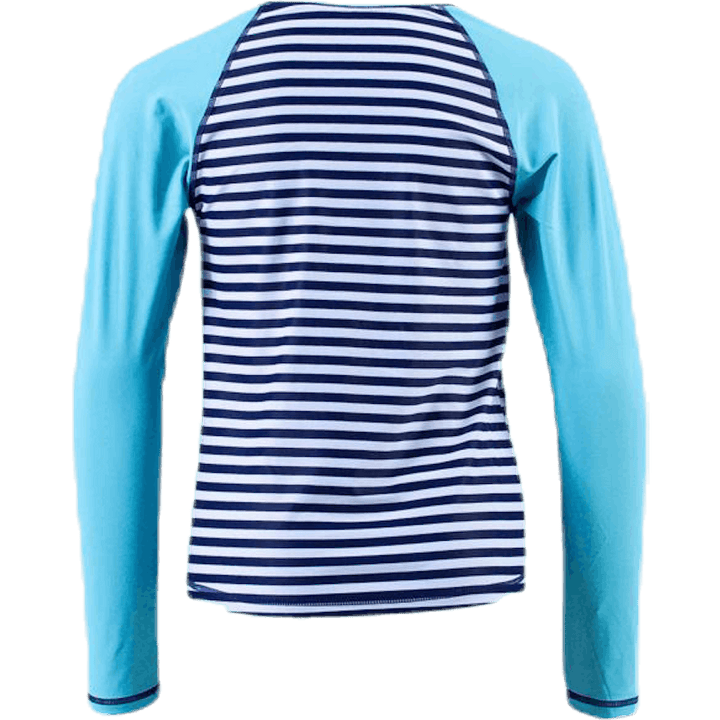 T-shirt UV Junior LS Bleu/Turquoise