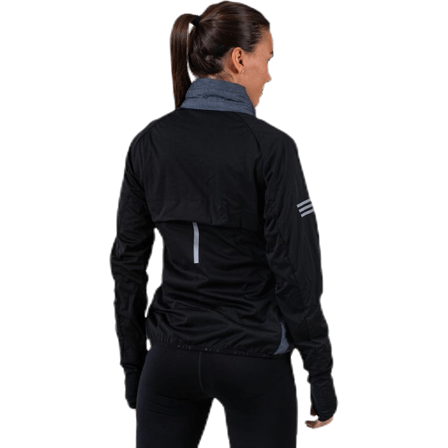 Anja Hybrid Jacket Black