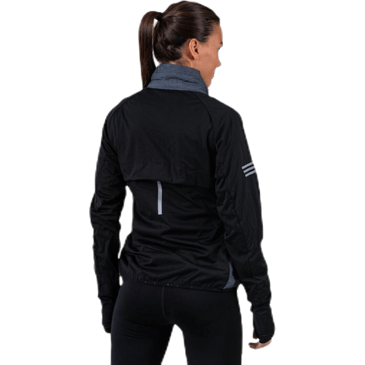 Anja Hybrid Jacket Black