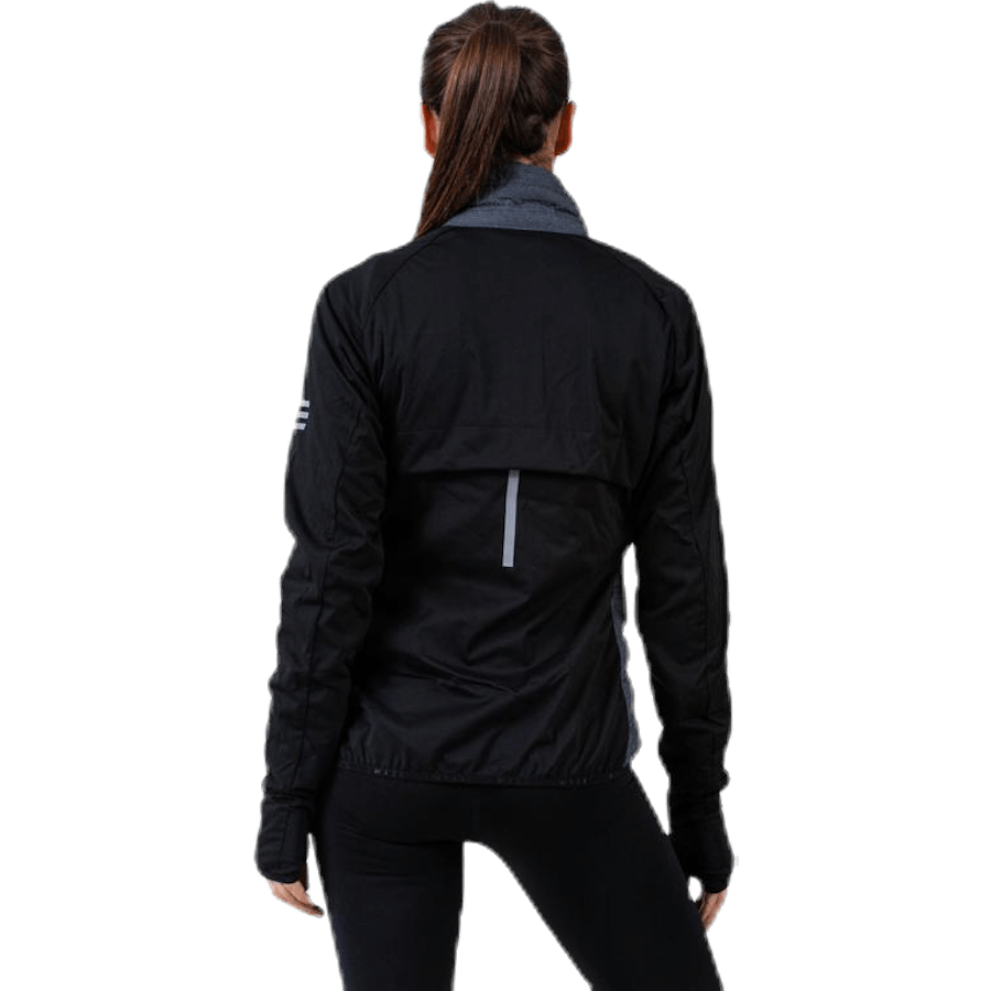 Anja Hybrid Jacket Black