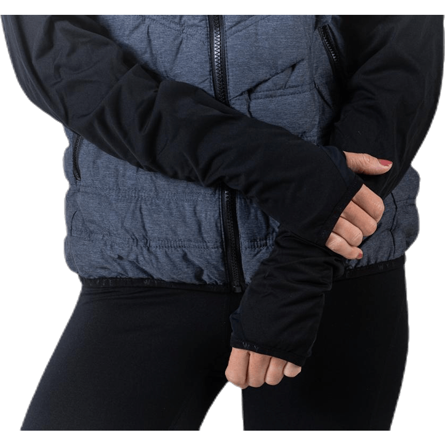 Anja Hybrid Jacket Black