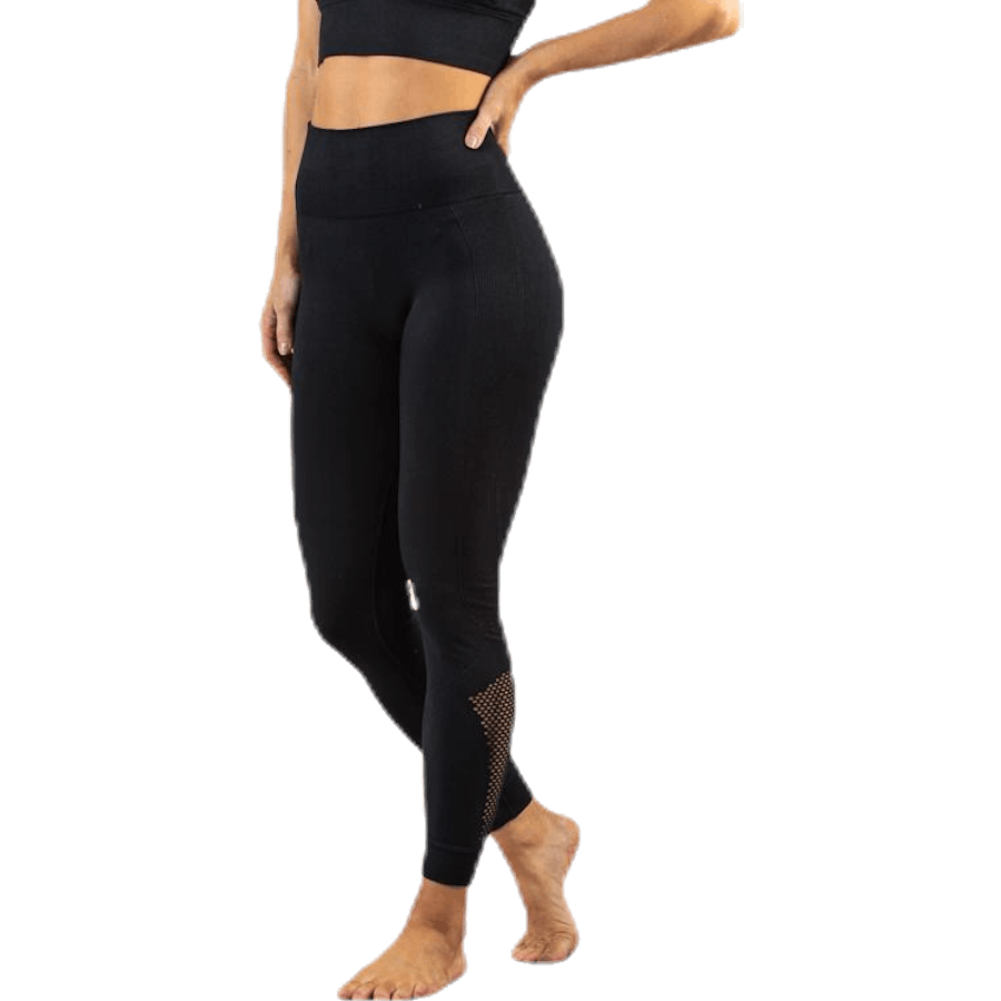 Vinyasa Nahtlose Leggings Schwarz
