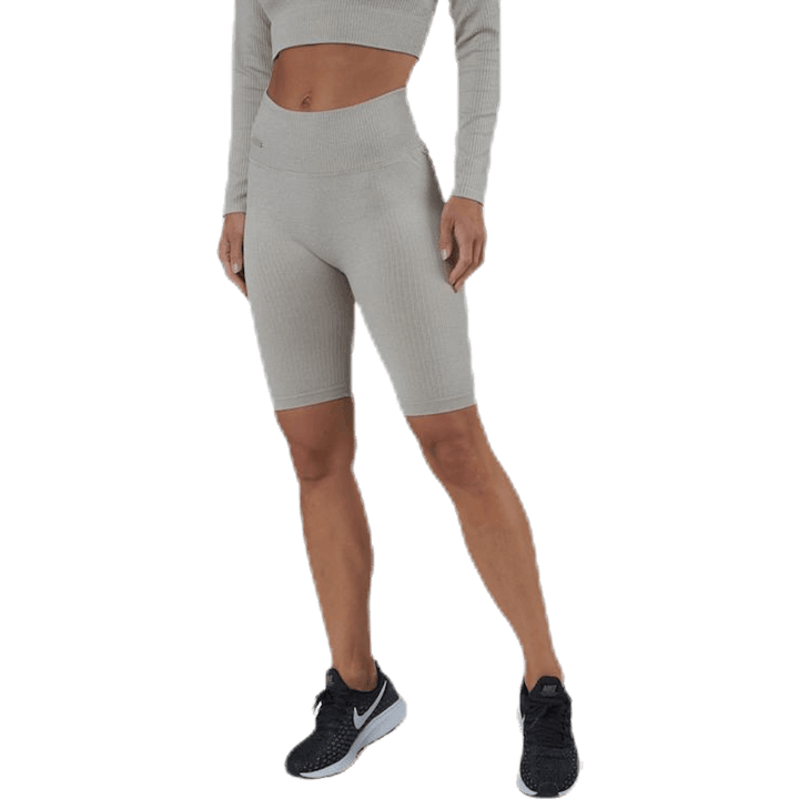 Bonnie Gerippte Shorts Beige