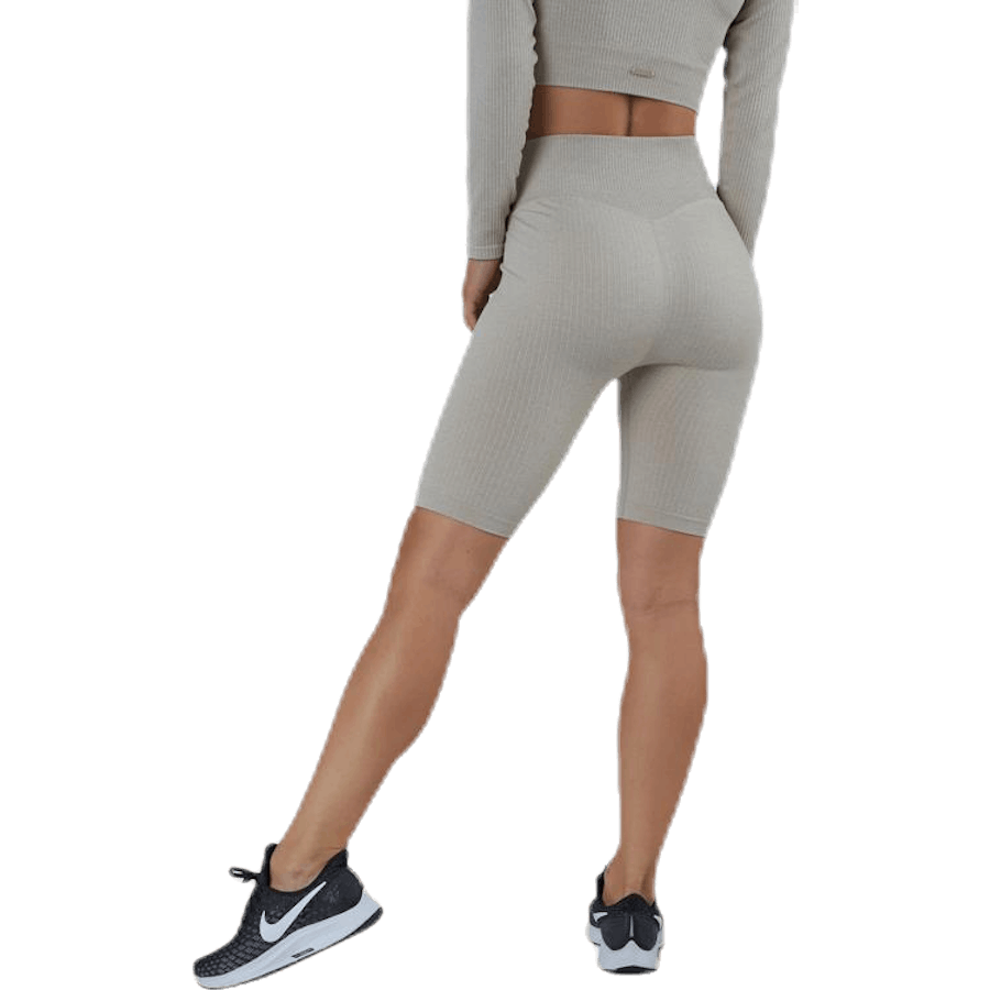 Bonnie Gerippte Shorts Beige