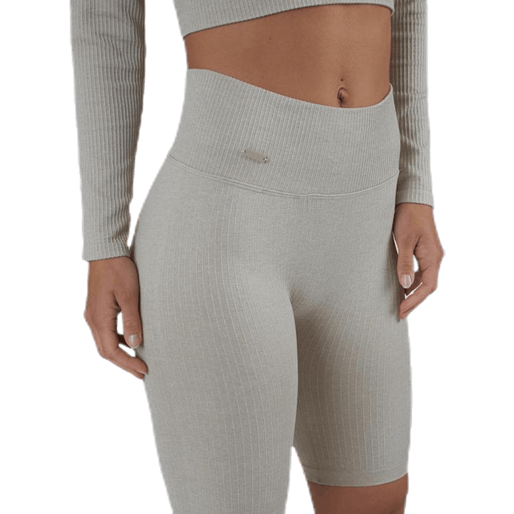 Bonnie Gerippte Shorts Beige