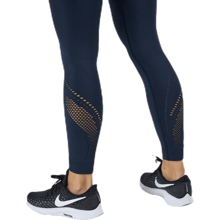 Leggings abstraits sans coutures bleus