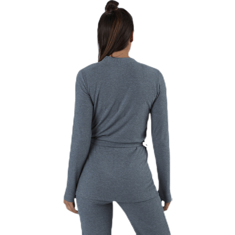 Kimono côtelé Serenity gris