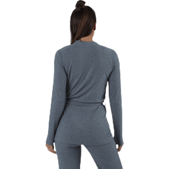 Kimono côtelé Serenity gris