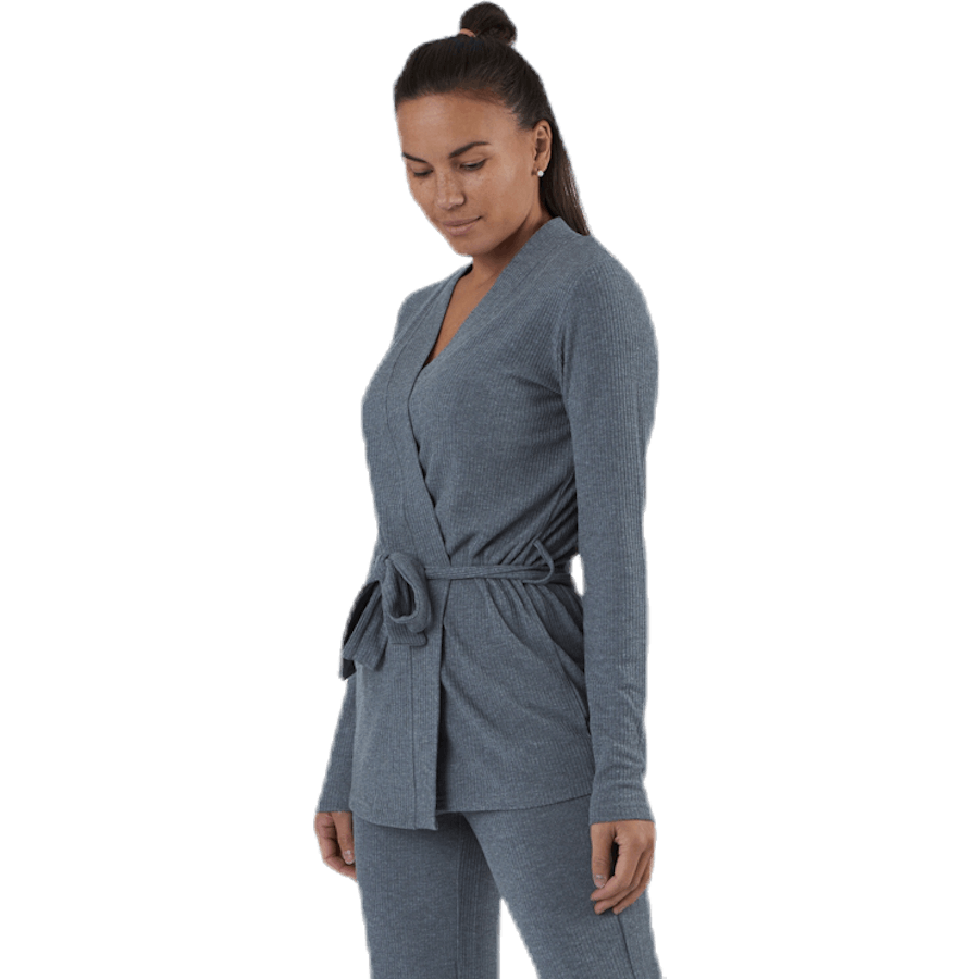 Kimono côtelé Serenity gris
