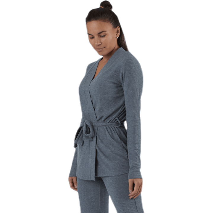 Kimono côtelé Serenity gris