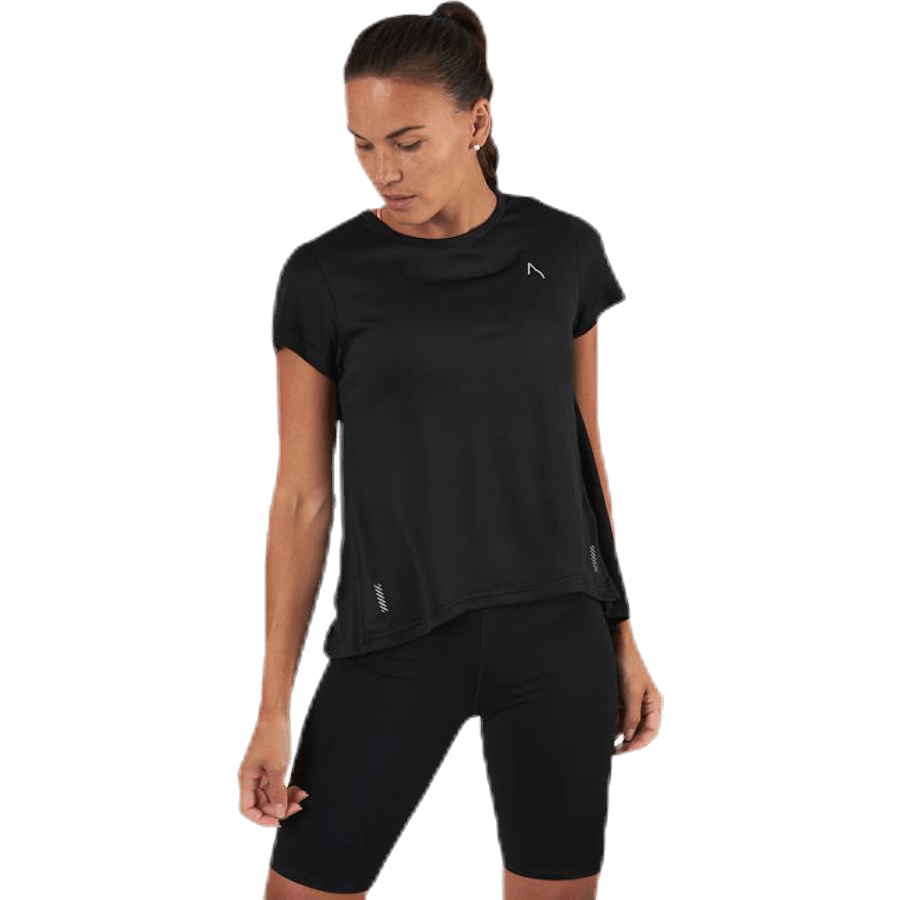 T-shirt de course fluide noir