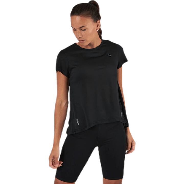 T-shirt de course fluide noir