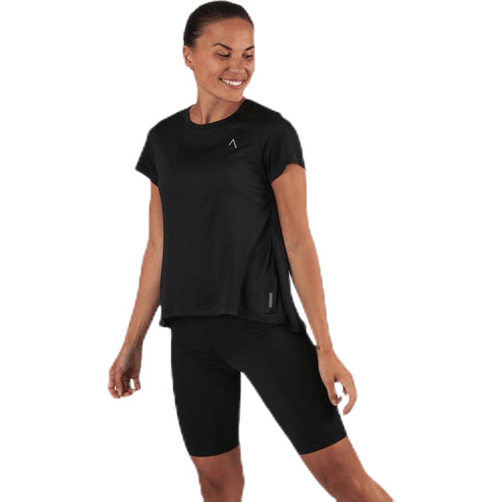 T-shirt de course fluide noir