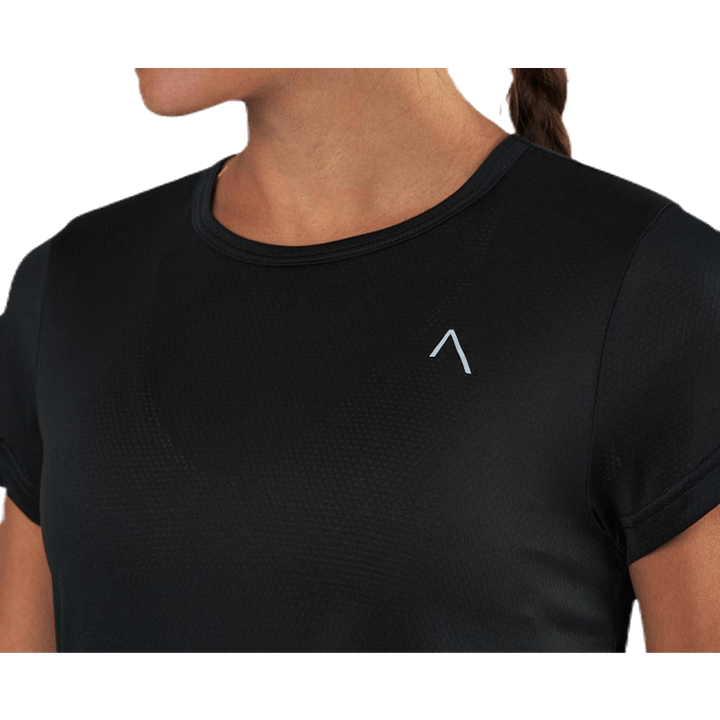 T-shirt de course fluide noir