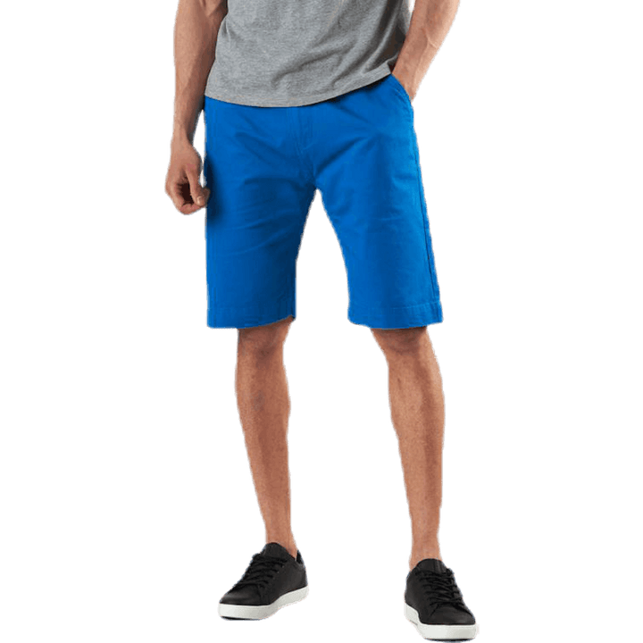Woodbridge Twill Shorts Blå
