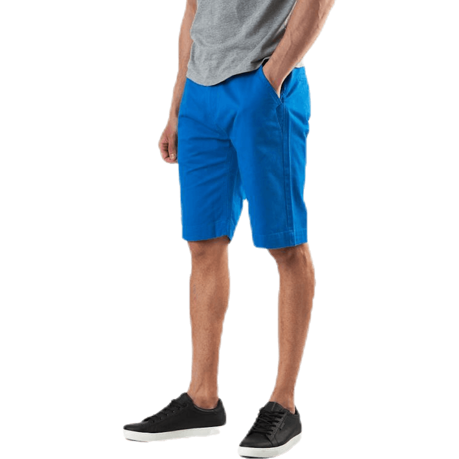 Woodbridge Twill Shorts Blå