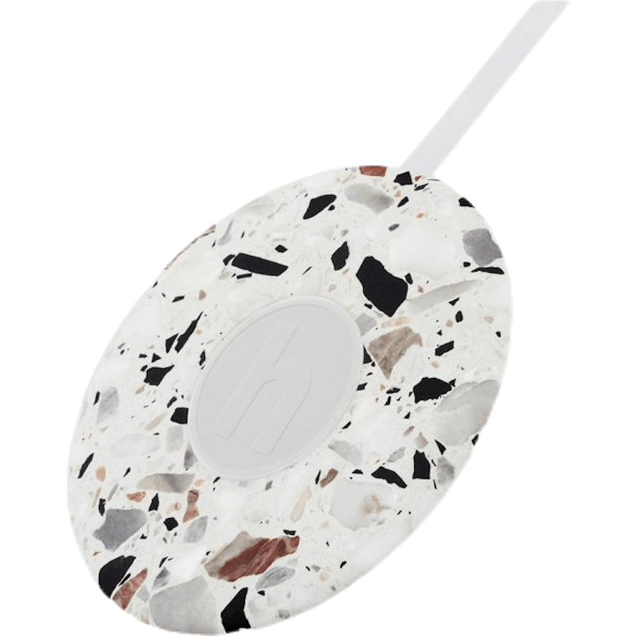 Qi-sertifioitu pikalaturi 10W kuvioitu/valkoinen