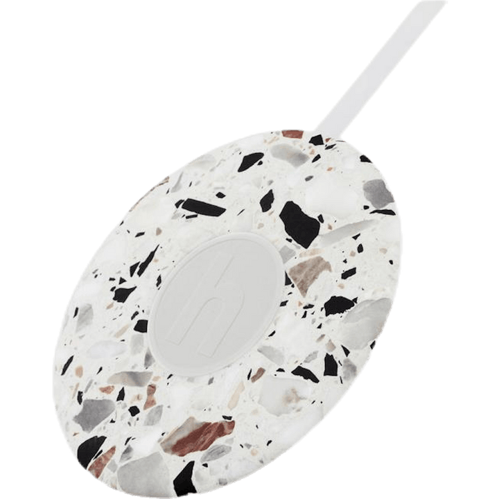 Qi-sertifioitu pikalaturi 10W kuvioitu/valkoinen