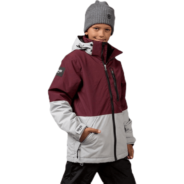 Kaman Junior Jacket Grey/Red