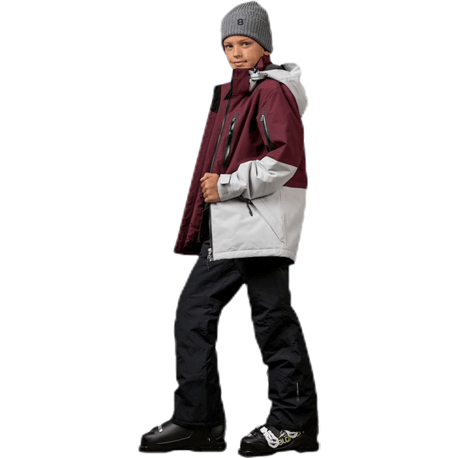 Kaman Junior Jacket Grey/Red