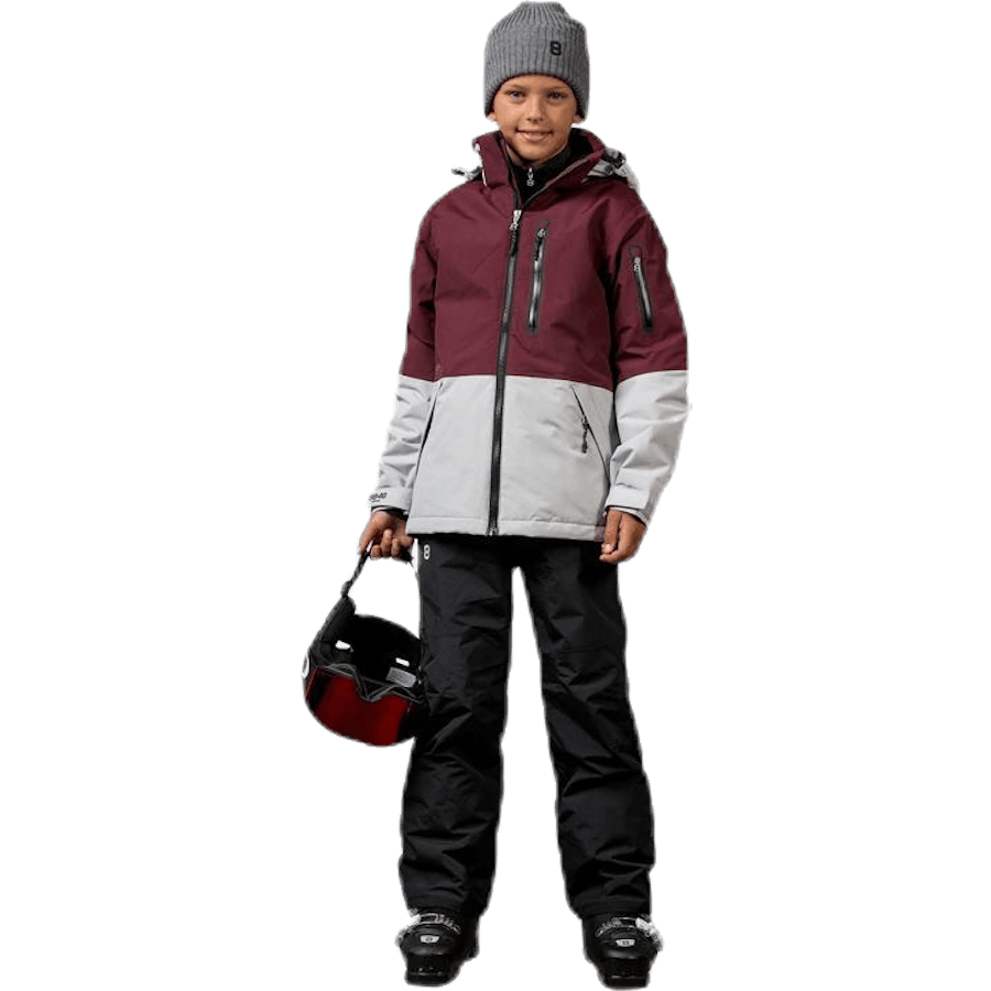 Kaman Junior Jacket Grey/Red