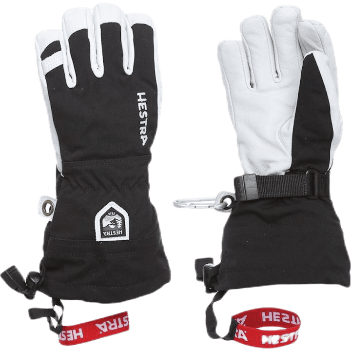 Army Leather Heli Ski Junior Vit/Svart