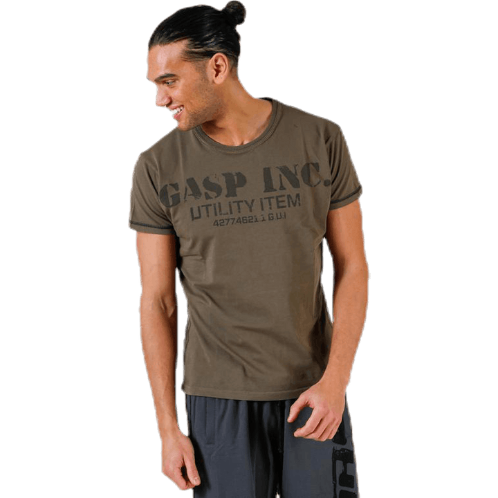 T-shirt utilitaire basique vert