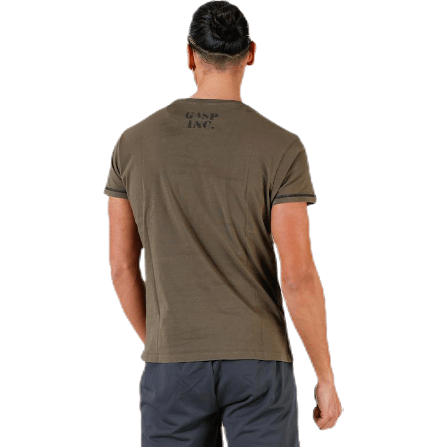 T-shirt utilitaire basique vert