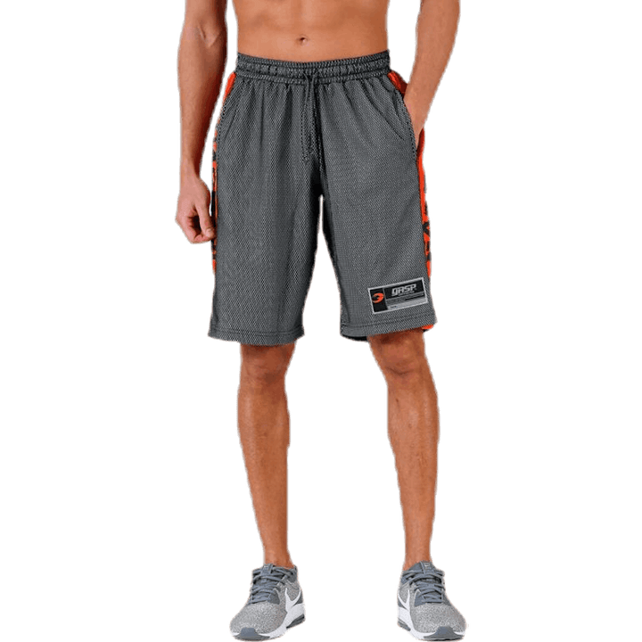 Short en maille n°1 Orange/Noir