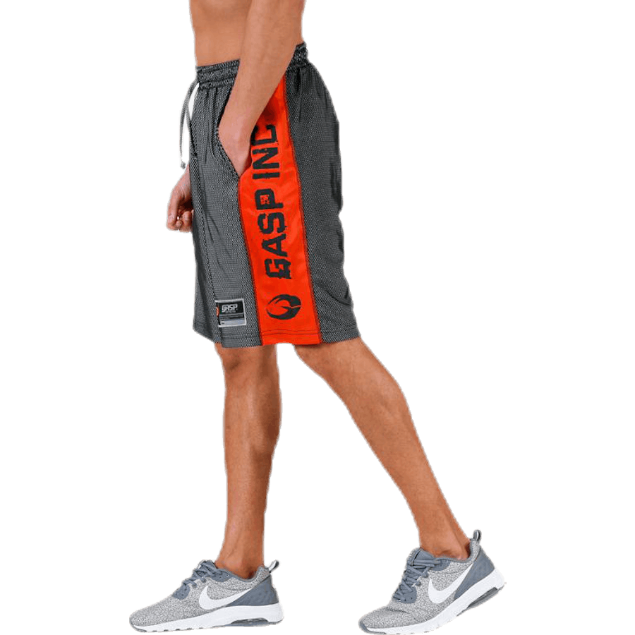 Short en maille n°1 Orange/Noir