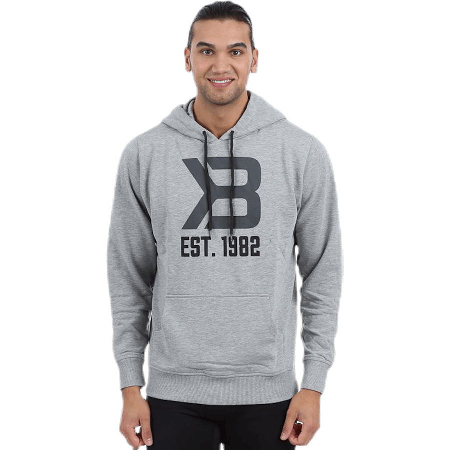 Sweat à capuche de sport gris