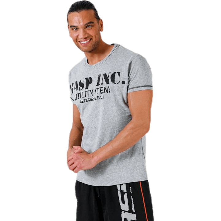 T-shirt utilitaire basique gris