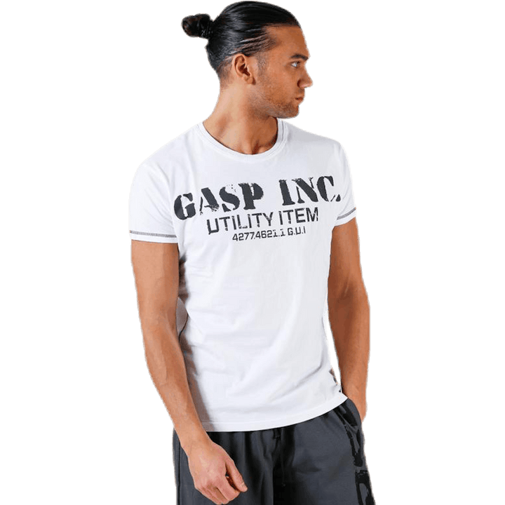 T-shirt utilitaire basique blanc