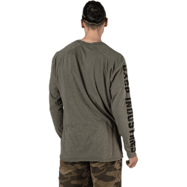 Tee verde Throwback LS