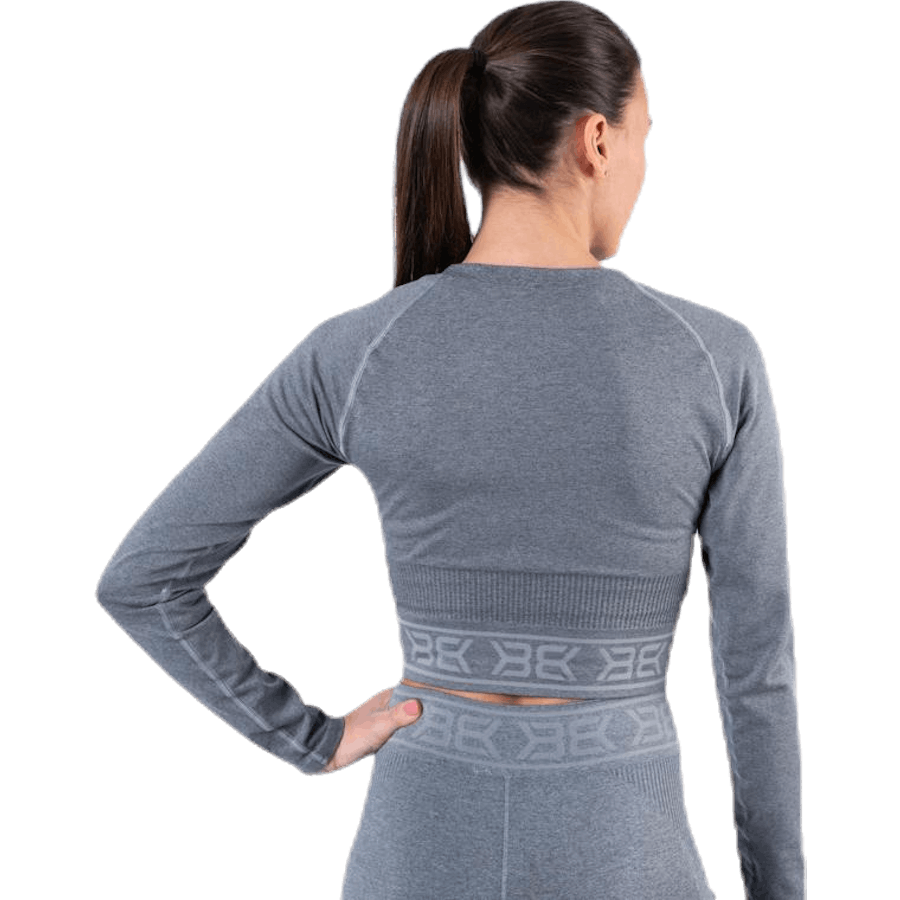 Rib Seamless LS Grey