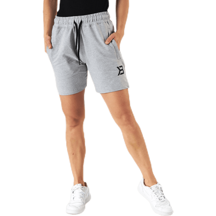 Tapered sweatshorts grå