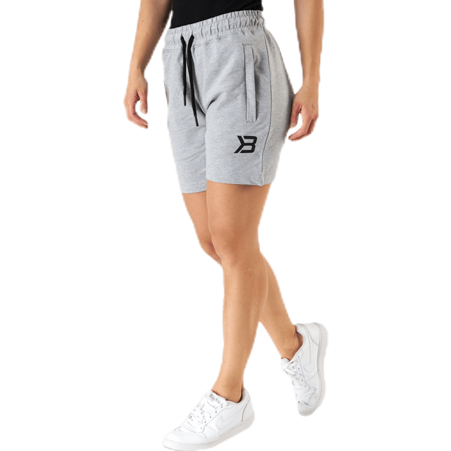 Tapered sweatshorts grå
