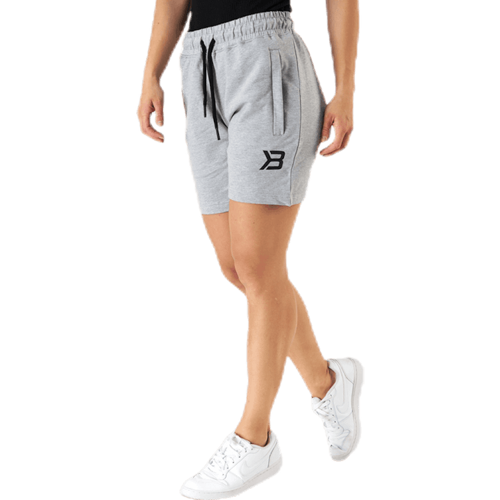 Tapered sweatshorts grå