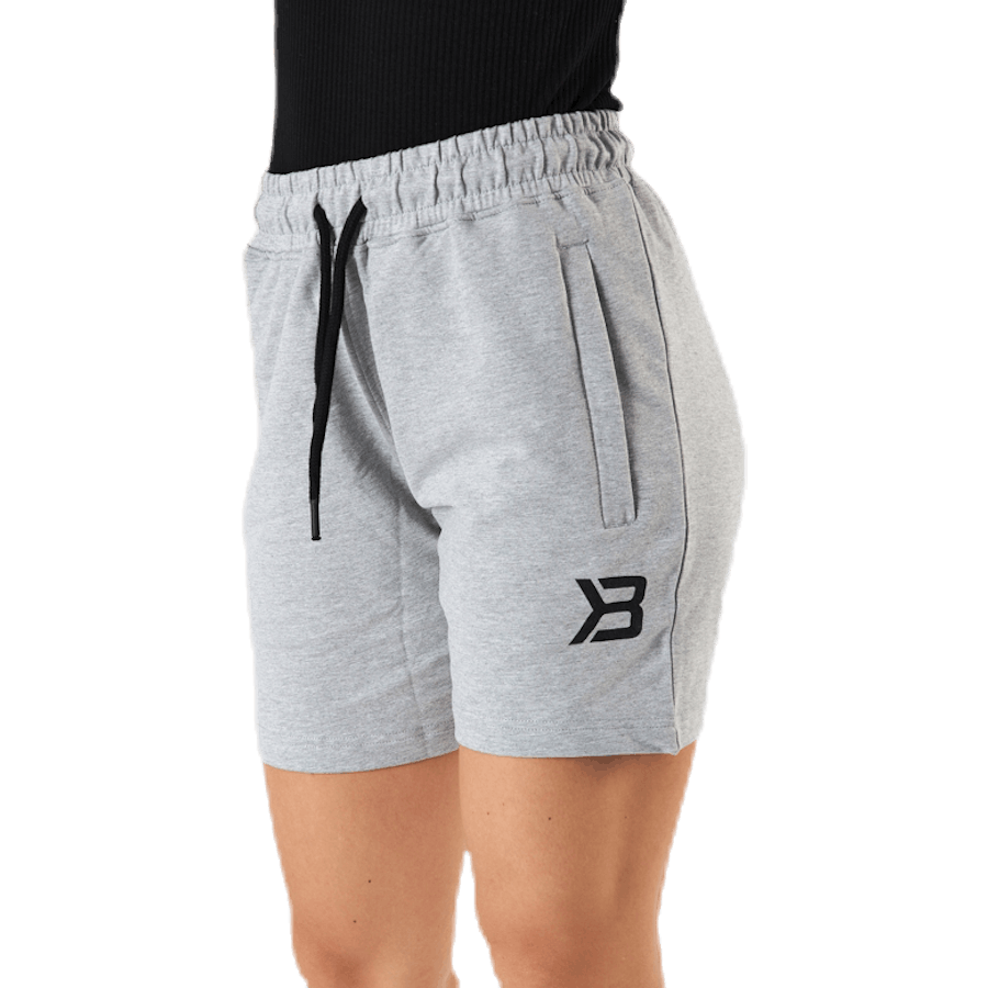 Tapered sweatshorts grå