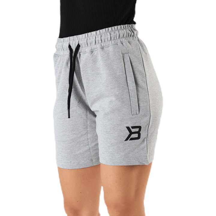 Tapered sweatshorts grå