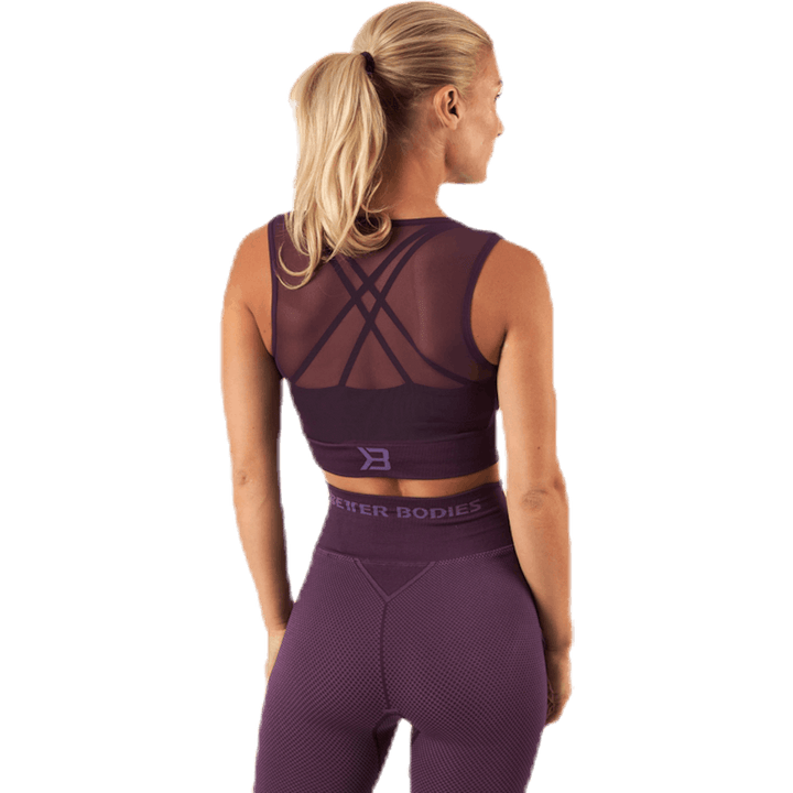 Roxy Nahtloses Top Lila