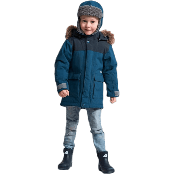 Parka Kure pour enfant bleue