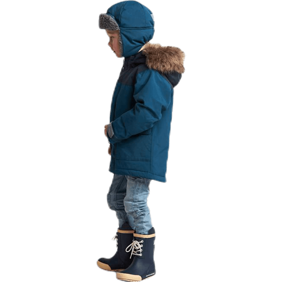 Parka Kure pour enfant bleue