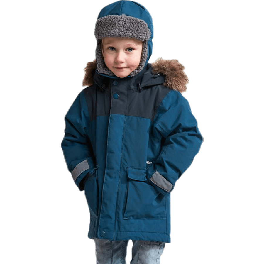 Parka Kure pour enfant bleue