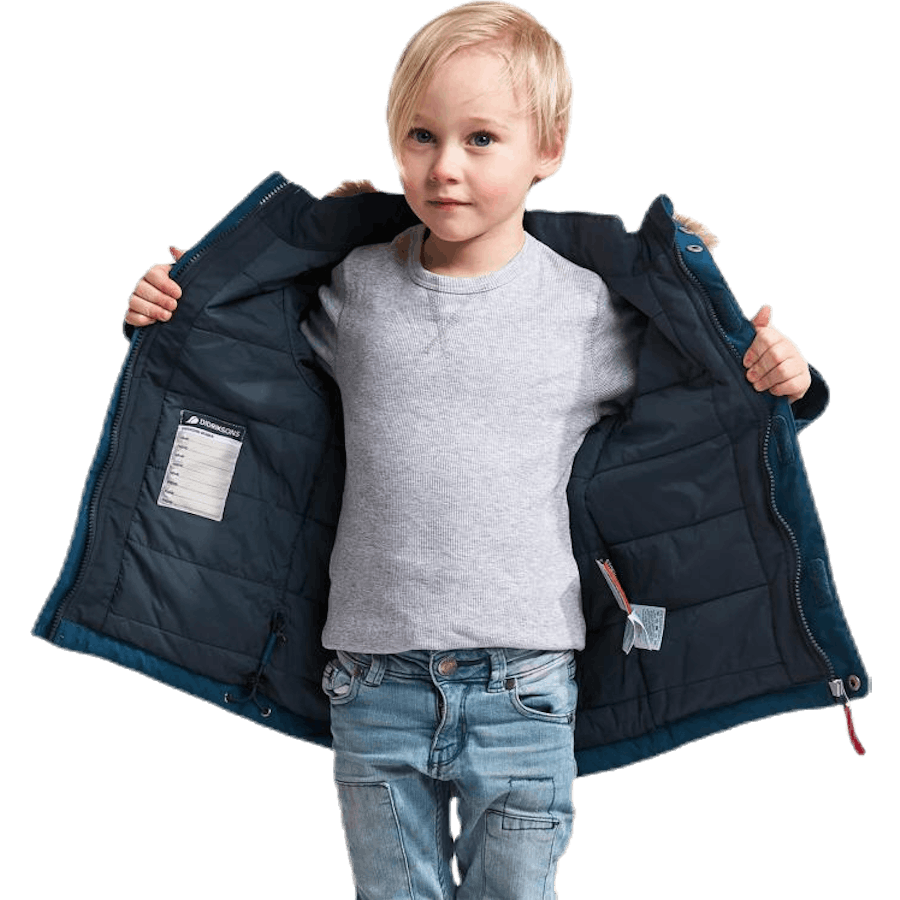 Parka Kure pour enfant bleue