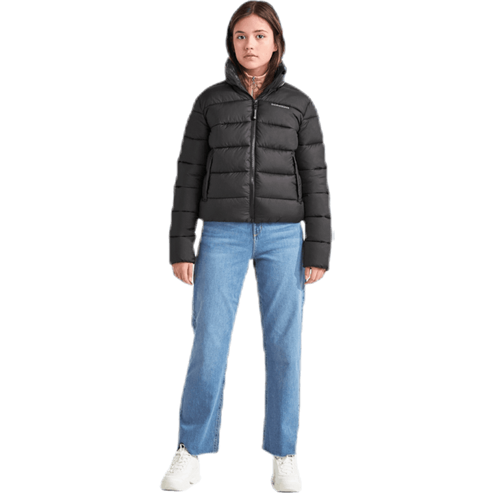 Doudoune Rose Girls noire
