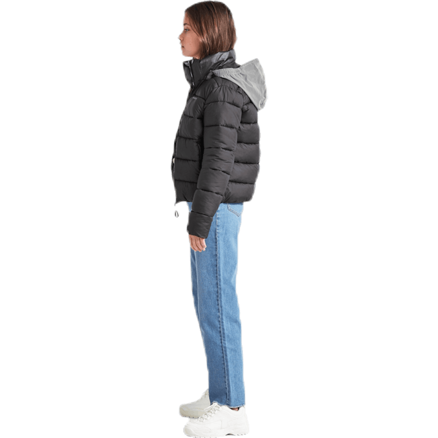 Doudoune Rose Girls noire