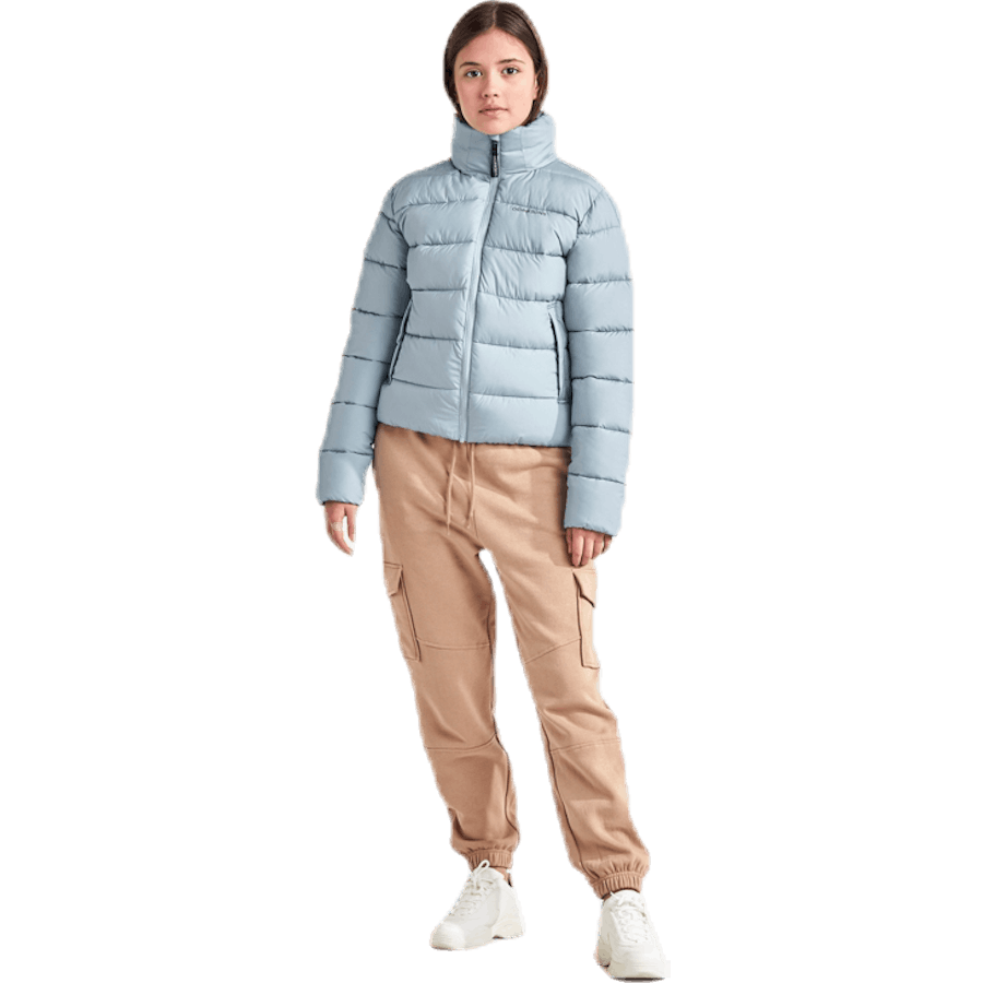 Doudoune Rose Girls Bleu