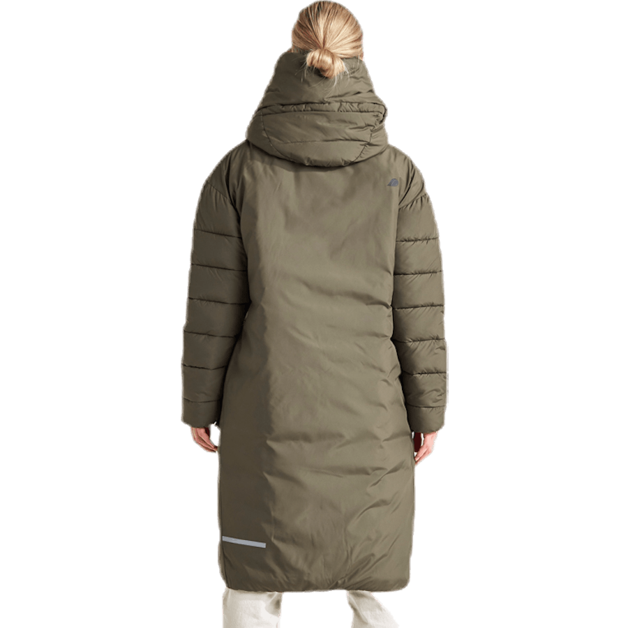 Manteau bouffant Melina vert